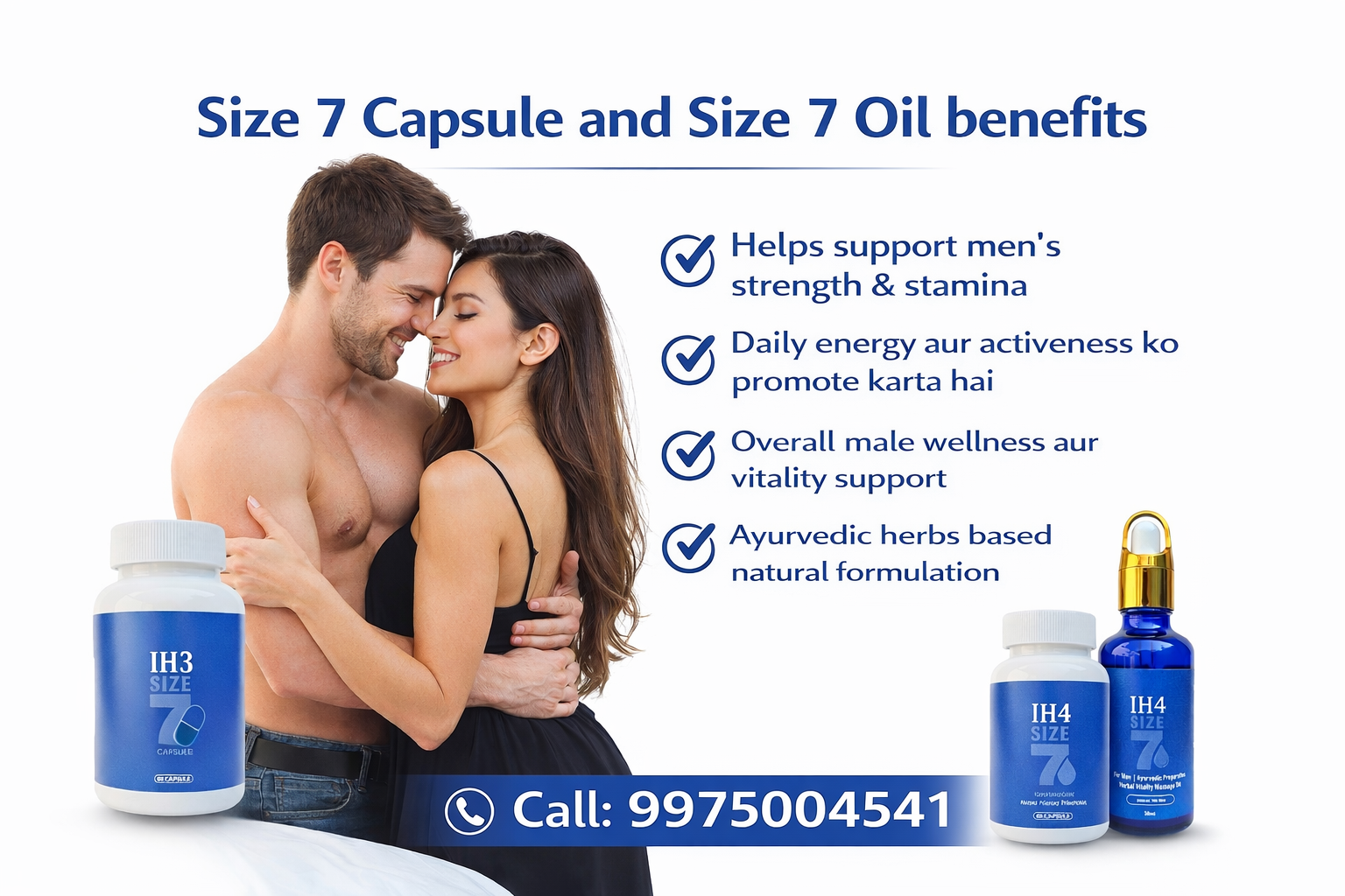 Size 7 Capsule And Size 7 Oil – Ling Ki Majbooti Aur Takat Ke Liye Ayurvedic Medicine - Image 3