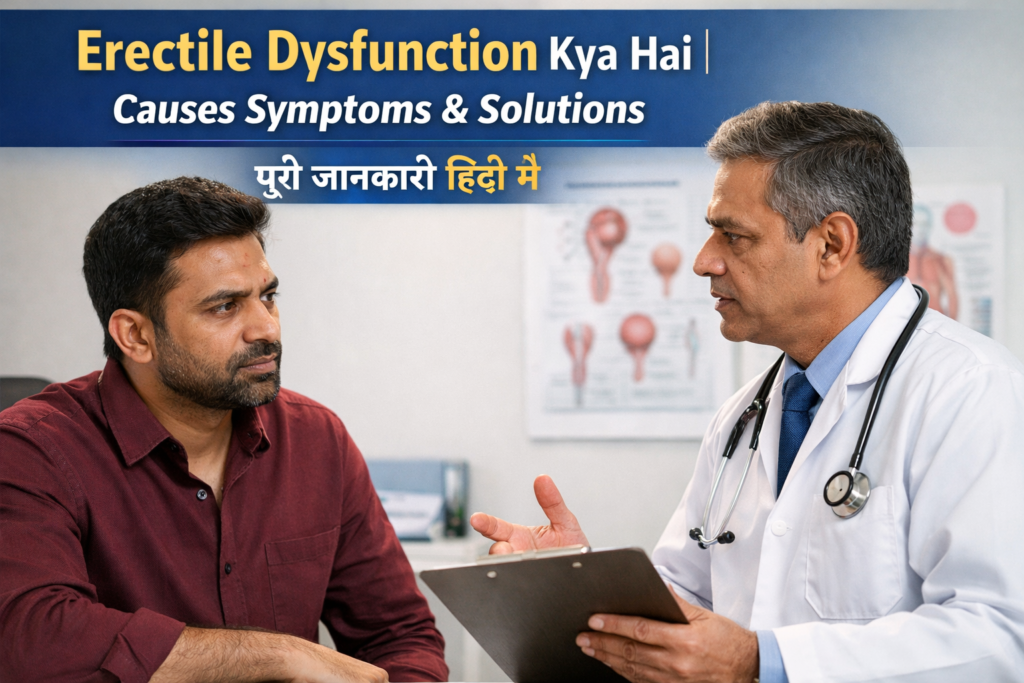 Erectile Dysfunction Kya Hai | Causes Symptoms & Solutions | पूरी जानकारी हिंदी में