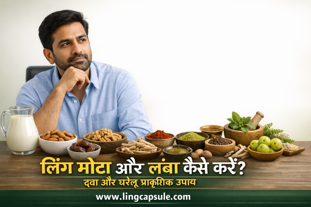 लिंग (औजार) मोटा और लंबा करने की दवा और घरेलू उपाय | प्राकृतिक तरीके और सही जानकारी