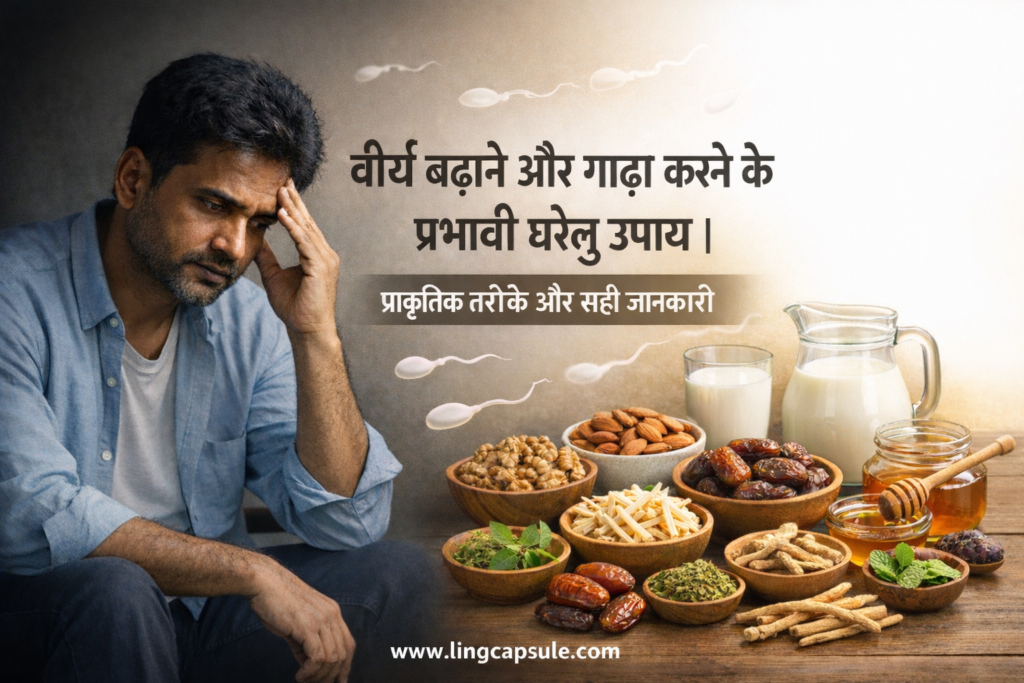 वीर्य बढ़ाने और गाढ़ा करने के प्रभावी घरेलु उपाय | प्राकृतिक तरीके और सही जानकारी