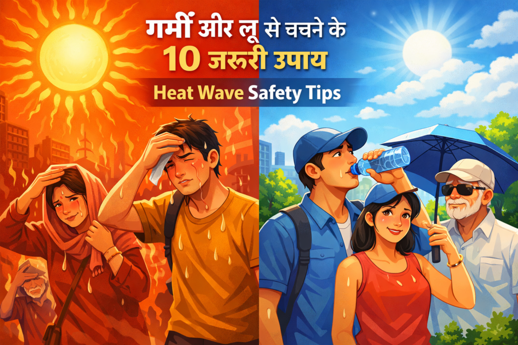 गर्मी और लू से बचने के 10 ज़रूरी उपाय | Heat Wave Safety Tips