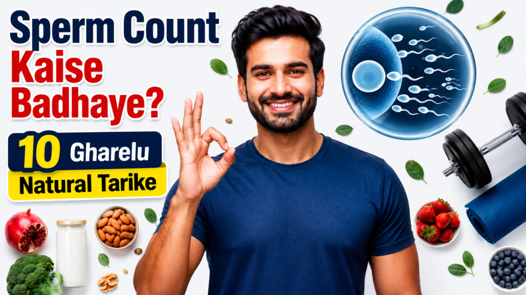 Sperm Count Kaise Badhaye? 10 Gharelu Natural Tarike