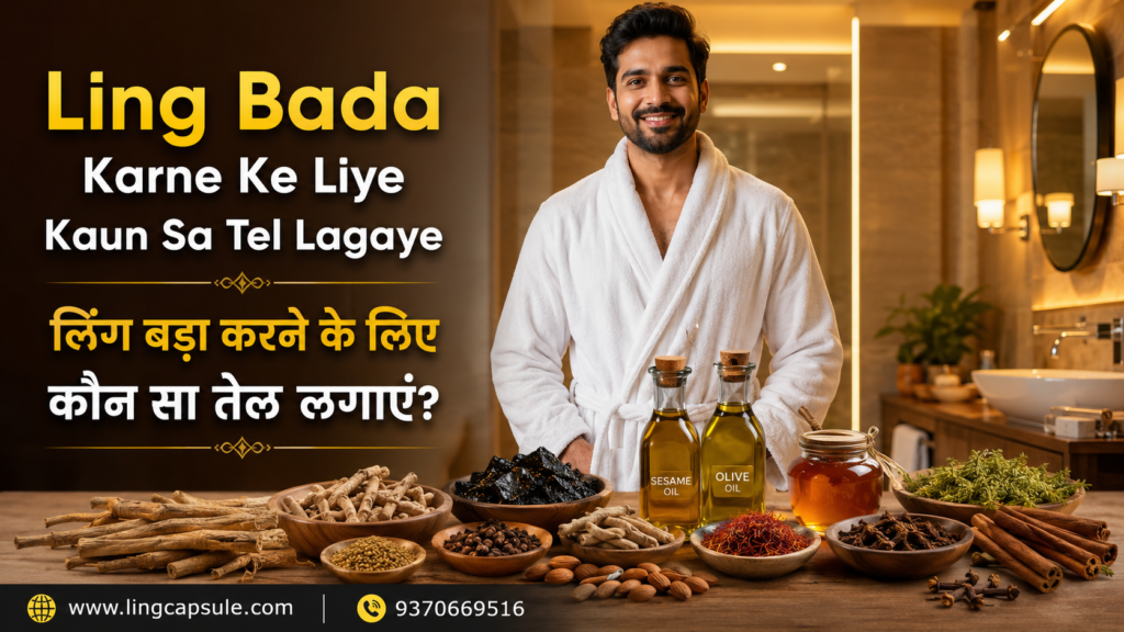 Ling Bada Karne Ke Liye Kaun Sa Tel Lagaye लिंग बड़ा करने के लिए कौन सा तेल लगाएं?